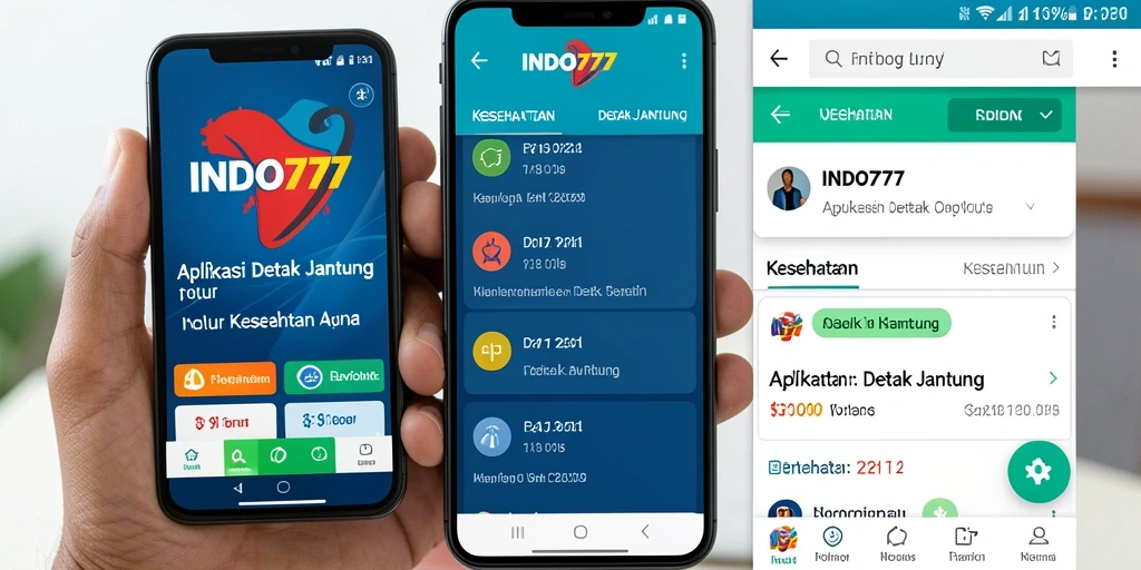 Tampilan antarmuka aplikasi Detak Jantung yang informatif dan intuitif.