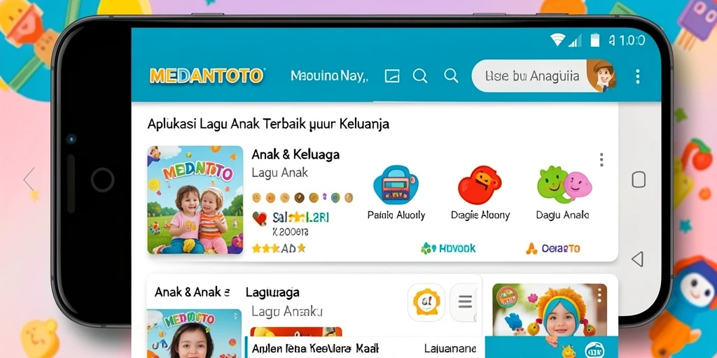 Tampilan antarmuka aplikasi MEDANTOTO yang interaktif dan penuh warna.