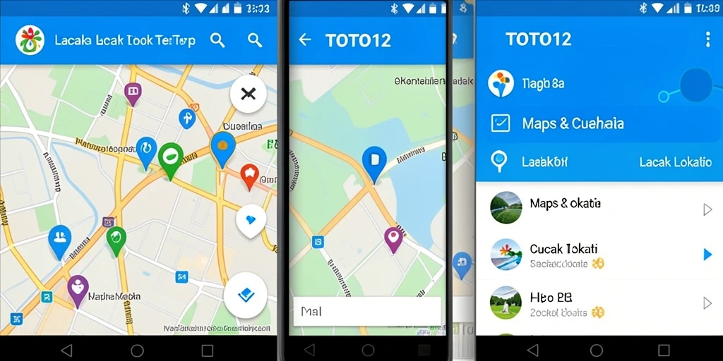Tampilan antarmuka TOTO12 yang simple dan mudah digunakan untuk lacak lokasi.