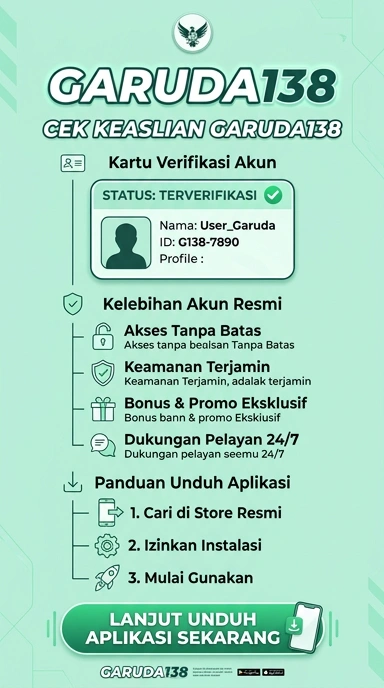 Halaman Resmi Garuda138 untuk Pengguna Android